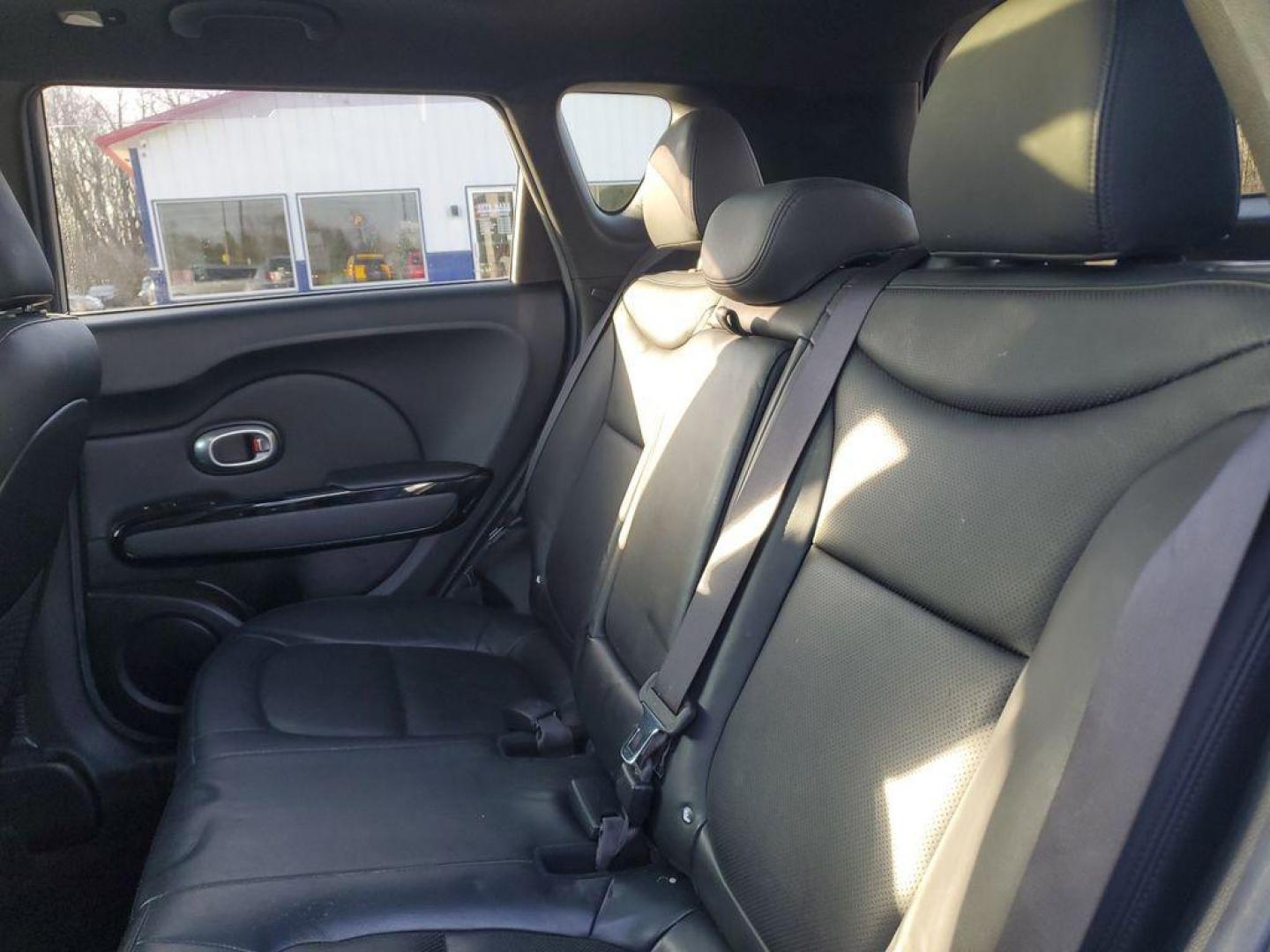 2015 Bright Silver /Black Kia Soul ! (KNDJX3A56F7) with an 2.0L L4 DOHC 16V engine, 6-Speed Automatic transmission, located at 6064 Gull Rd, Kalamazoo, MI, 49048, (269) 222-0088, 42.328388, -85.512924 - <b>Vehicle Details</b><br>The Whole Shabang Package Sun and Sound Package the perfect blend of style, efficiency, and modern features with this 2015 Kia Soul !. This distinctive hatchback is equipped with front-wheel drive and powered by a robust 4-cylinder, 2.0L engine, delivering a smooth and re - Photo#8