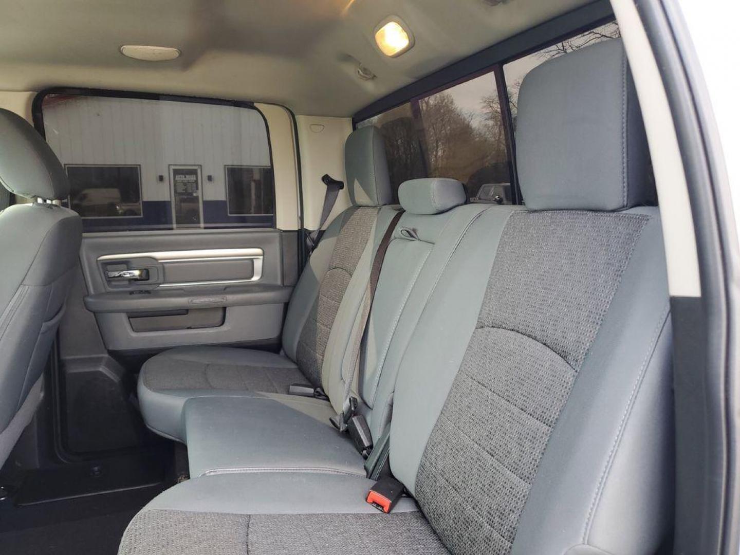 2017 Bright Silver Metallic Clearcoat /Diesel Gray/Black RAM 1500 SLT Crew Cab SWB 4WD (1C6RR7LM7HS) with an 3.0L V6 DIESEL engine, 8A transmission, located at 6064 Gull Rd, Kalamazoo, MI, 49048, (269) 222-0088, 42.328388, -85.512924 - Unleash the power and versatility of the 2017 Ram 1500 Big Horn, a truck that perfectly marries rugged capability with modern luxury. Equipped with a robust V6, 3.0L engine and dependable 4WD, this powerhouse is ready to tackle any terrain or weather condition with ease, making it your ideal partner - Photo#7