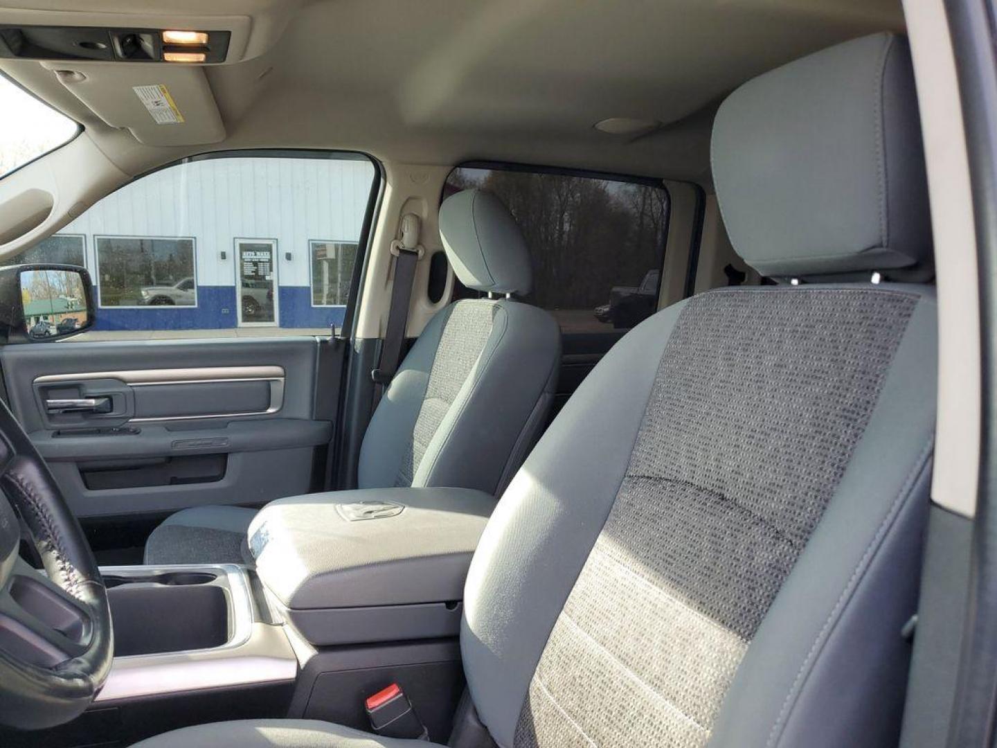 2017 Bright Silver Metallic Clearcoat /Diesel Gray/Black RAM 1500 SLT Crew Cab SWB 4WD (1C6RR7LM7HS) with an 3.0L V6 DIESEL engine, 8A transmission, located at 6064 Gull Rd, Kalamazoo, MI, 49048, (269) 222-0088, 42.328388, -85.512924 - Unleash the power and versatility of the 2017 Ram 1500 Big Horn, a truck that perfectly marries rugged capability with modern luxury. Equipped with a robust V6, 3.0L engine and dependable 4WD, this powerhouse is ready to tackle any terrain or weather condition with ease, making it your ideal partner - Photo#13