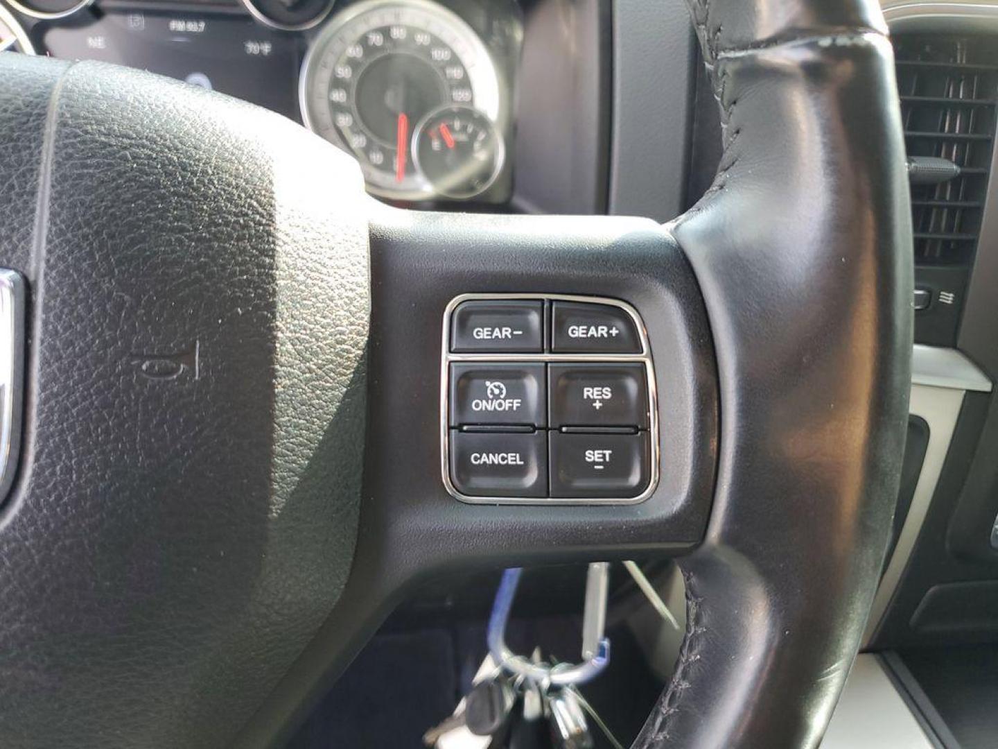 2017 Bright Silver Metallic Clearcoat /Diesel Gray/Black RAM 1500 SLT Crew Cab SWB 4WD (1C6RR7LM7HS) with an 3.0L V6 DIESEL engine, 8A transmission, located at 6064 Gull Rd, Kalamazoo, MI, 49048, (269) 222-0088, 42.328388, -85.512924 - Unleash the power and versatility of the 2017 Ram 1500 Big Horn, a truck that perfectly marries rugged capability with modern luxury. Equipped with a robust V6, 3.0L engine and dependable 4WD, this powerhouse is ready to tackle any terrain or weather condition with ease, making it your ideal partner - Photo#18