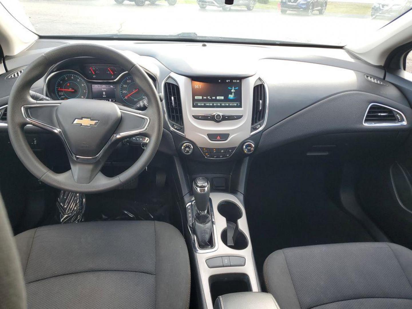 2018 Arctic Blue Metallic /Jet Black Chevrolet Cruze LS Auto (1G1BC5SM1J7) with an 1.4L L4 DOHC 16V TURBO engine, 6A transmission, located at 6064 Gull Rd, Kalamazoo, MI, 49048, (269) 222-0088, 42.328388, -85.512924 - Discover the perfect blend of efficiency, technology, and style with this 2018 Chevrolet Cruze LS. This meticulously maintained vehicle offers front-wheel drive and is powered by a fuel-efficient 1.4L, 4-cylinder engine, making it an ideal choice for both city driving and weekend getaways. <br><br>S - Photo#8