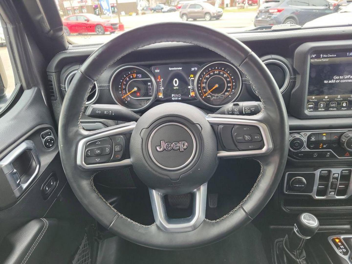 2018 Granite Crystal Metallic Clearcoat /Black Jeep Wrangler JK Unlimited Sahara (1C4HJXEG7JW) with an 3.6L V6 DOHC 24V FFV engine, 6A transmission, located at 234 Columbia Ave, Battle Creek, MI, 49015, (269) 222-0088, 42.298264, -85.192543 - <b>Vehicle Details</b><br>Discover adventure in this 2018 Jeep Wrangler Sahara, a perfect blend of ruggedness and comfort. Equipped with a powerful V6, 3.6L engine and 4WD, this versatile SUV is ready to conquer both city streets and off-road trails. Its classic design is complemented by modern feat - Photo#9