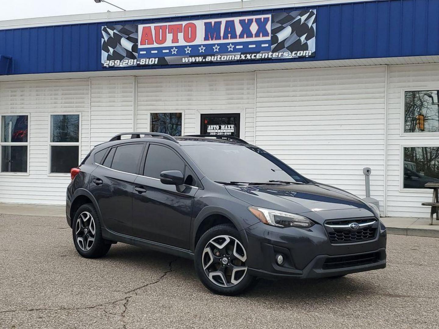 2018 Dark Gray Metallic /Black Subaru Crosstrek 2.0i Limited CVT (JF2GTAMC8J8) with an 2.0L L4 DOHC 16V engine, CVT transmission, located at 234 Columbia Ave, Battle Creek, MI, 49015, (269) 222-0088, 42.298264, -85.192543 - <b>Vehicle Details</b><br>Discover the thrill of adventure with this exceptional 2018 Subaru Crosstrek Limited! This dynamic crossover perfectly combines rugged capability with modern sophistication, making it the ideal companion for both urban commutes and weekend getaways. Equipped with a robust 4 - Photo#0