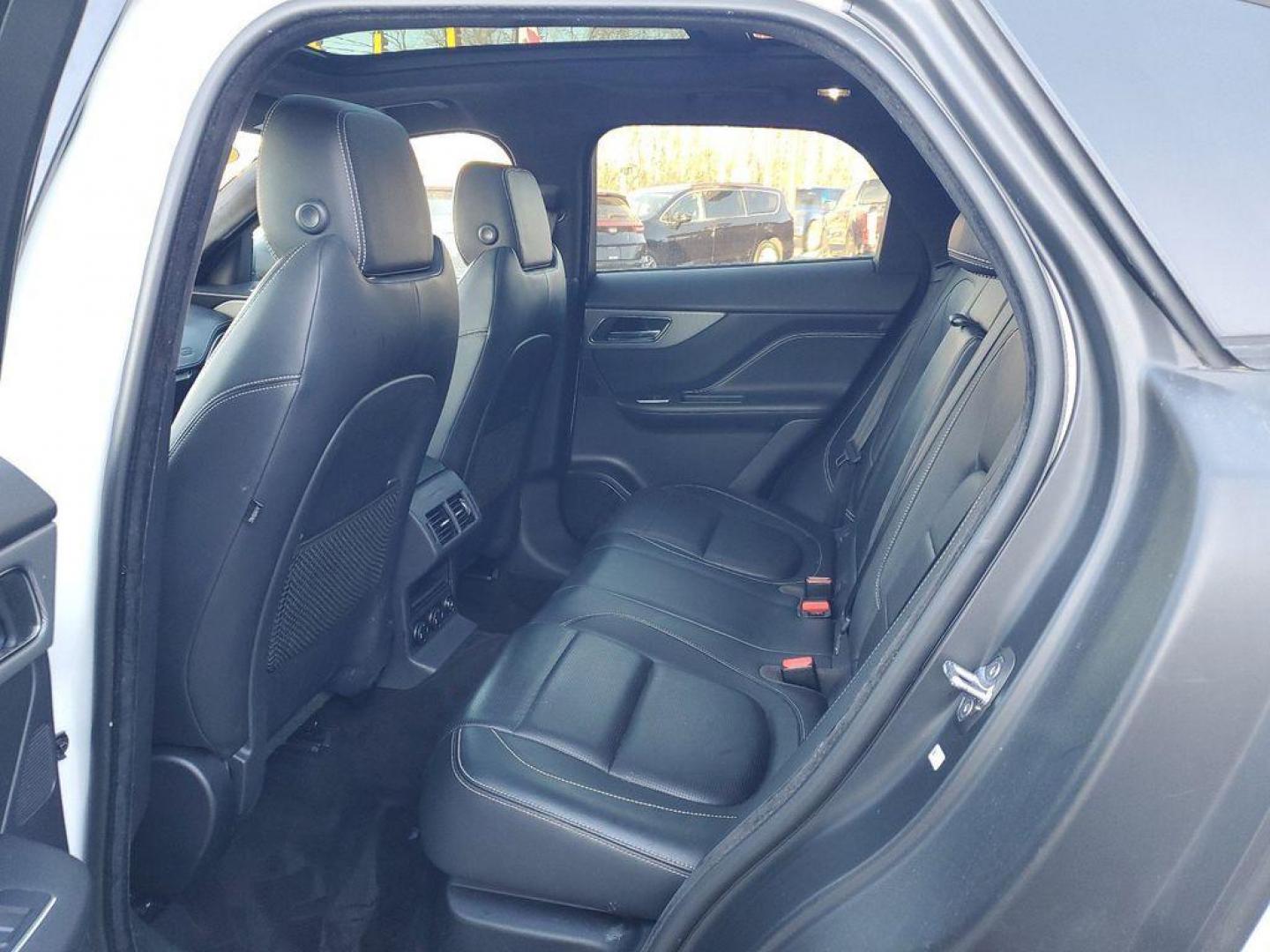 2020 Meribel White Pearl Satin /Ebony/Light Oyster Stitch Jaguar F-Pace S (SADCM2FVXLA) with an 3.0L V6 DOHC 24V SUPERCHARGED engine, 8A transmission, located at 6064 Gull Rd, Kalamazoo, MI, 49048, (269) 222-0088, 42.328388, -85.512924 - **Equipment listed is based on original vehicle build and subject to change. Please confirm the accuracy of the included equipment by calling the dealer prior to purchase.** - Photo#27