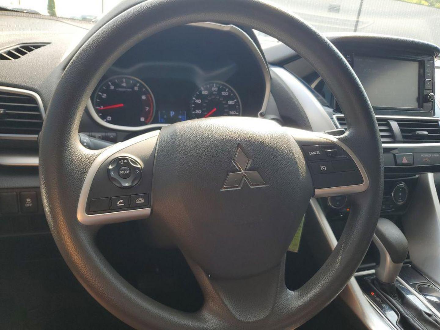 2020 Tarmac Black Metallic /BLACK Mitsubishi Eclipse Cross ES (JA4AS3AA8LZ) with an 1.5L L4 DOHC 16V engine, CVT transmission, located at 6064 Gull Rd, Kalamazoo, MI, 49048, (269) 222-0088, 42.328388, -85.512924 - Discover the refined blend of style, efficiency, and innovation with the 2020 Mitsubishi Eclipse Cross ES. This compact SUV is designed for those who value performance and practicality. Powered by a spirited 1.5L 4-cylinder engine, the Mitsubishi Eclipse Cross ES offers a smooth and responsive drivi - Photo#15