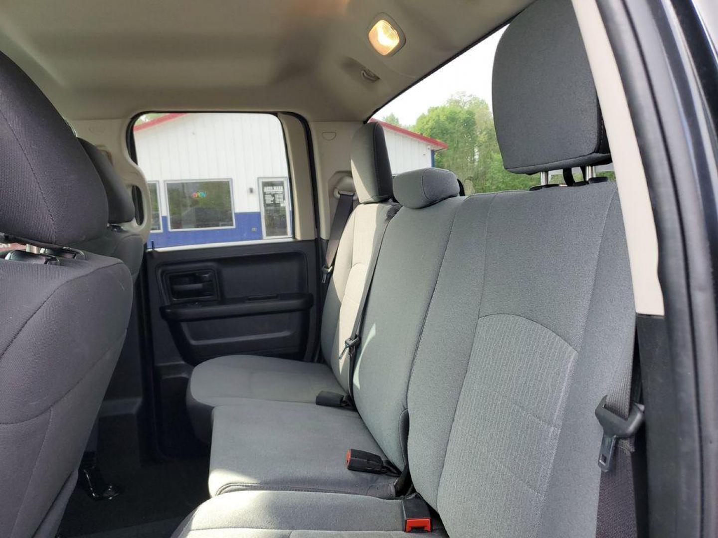 2021 Diamond Black Crystal Pearl /Diesel Grey/Black RAM 1500 Classic Tradesman Quad Cab 4WD (1C6RR7FG5MS) with an 3.6L V6 DOHC 24V FFV engine, 8A transmission, located at 6064 Gull Rd, Kalamazoo, MI, 49048, (269) 222-0088, 42.328388, -85.512924 - Rev up your adventure with this dynamic 2021 Ram 1500 Classic Express! With just 46,538 miles on the odometer, this powerhouse is ready to elevate your driving experience to new heights. Equipped with a robust V6, 3.6L engine and 4WD capability, this truck is built to conquer both city streets and r - Photo#7