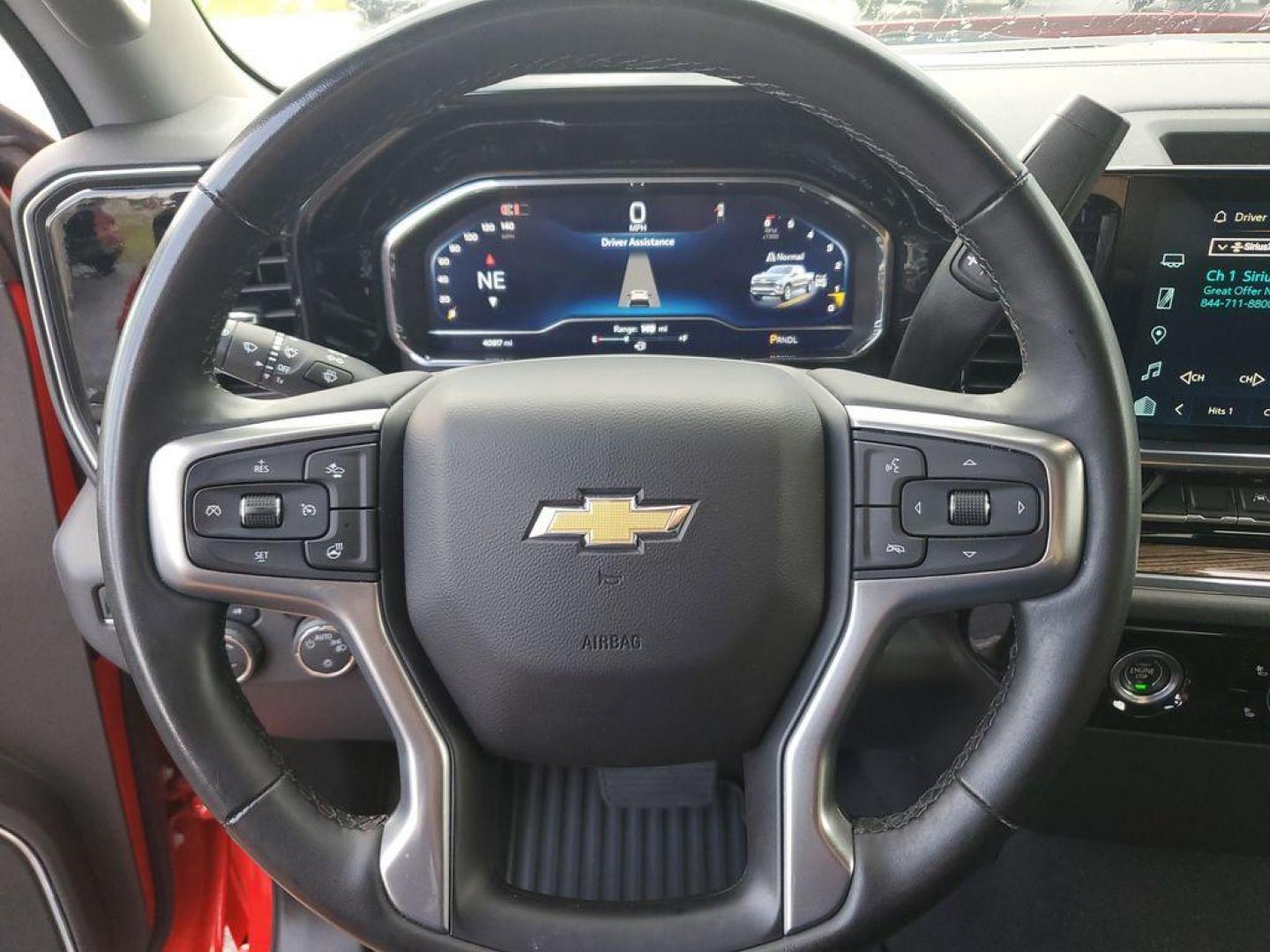 2024 Red Hot /Jet Black Chevrolet Silverado 1500 LT-L Crew Cab 4WD (3GCPDKEK8RG) with an 2.7L L4 DOHC 16V TURBO engine, 6A transmission, located at 6064 Gull Rd, Kalamazoo, MI, 49048, (269) 222-0088, 42.328388, -85.512924 - Introducing the 2024 Chevrolet Silverado 1500 LT-L, a robust and reliable powerhouse ready to tackle any adventure you throw its way! With only 40,717 miles, this rugged yet refined truck is primed for many more thrilling journeys. Equipped with a 4WD system, the Chevrolet Silverado ensures optimal - Photo#16